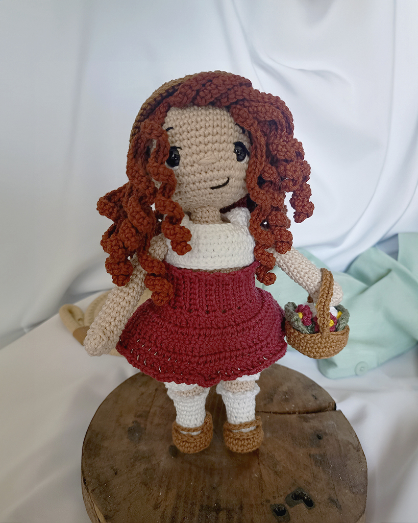 Roupa de Croche para boneca amigurumi 