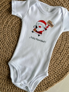 Body manga corta Navidad crudo - comprar online