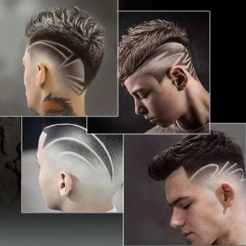 Undercut.. Com detalhes no acabamento.  V shaped haircut, Undercut hair  designs, Haircuts for men