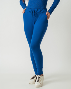 CALÇA JOGGER DE MOLETINHO STELLA - AZUL - comprar online