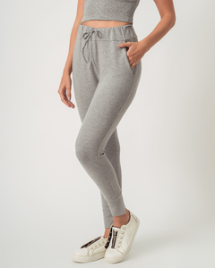 CALÇA JOGGER DE MOLETINHO STELLA - MESCLA