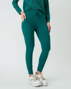 CALÇA JOGGER DE MOLETINHO STELLA - VERDE