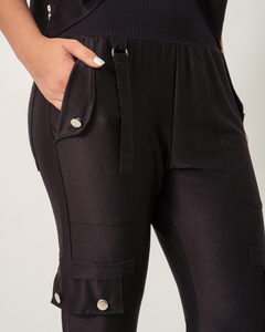 CALÇA CARGO STARDUST HAILEY - PRETO - comprar online