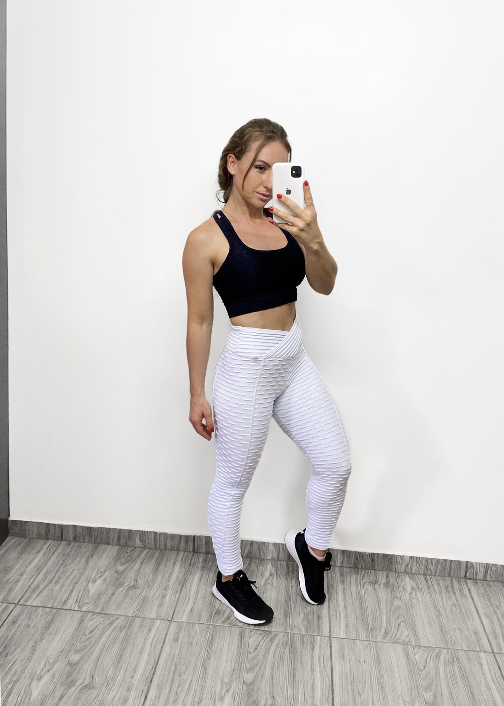 Calça Modeladora Legging 3D Academia Não transparente e a pronta entrega