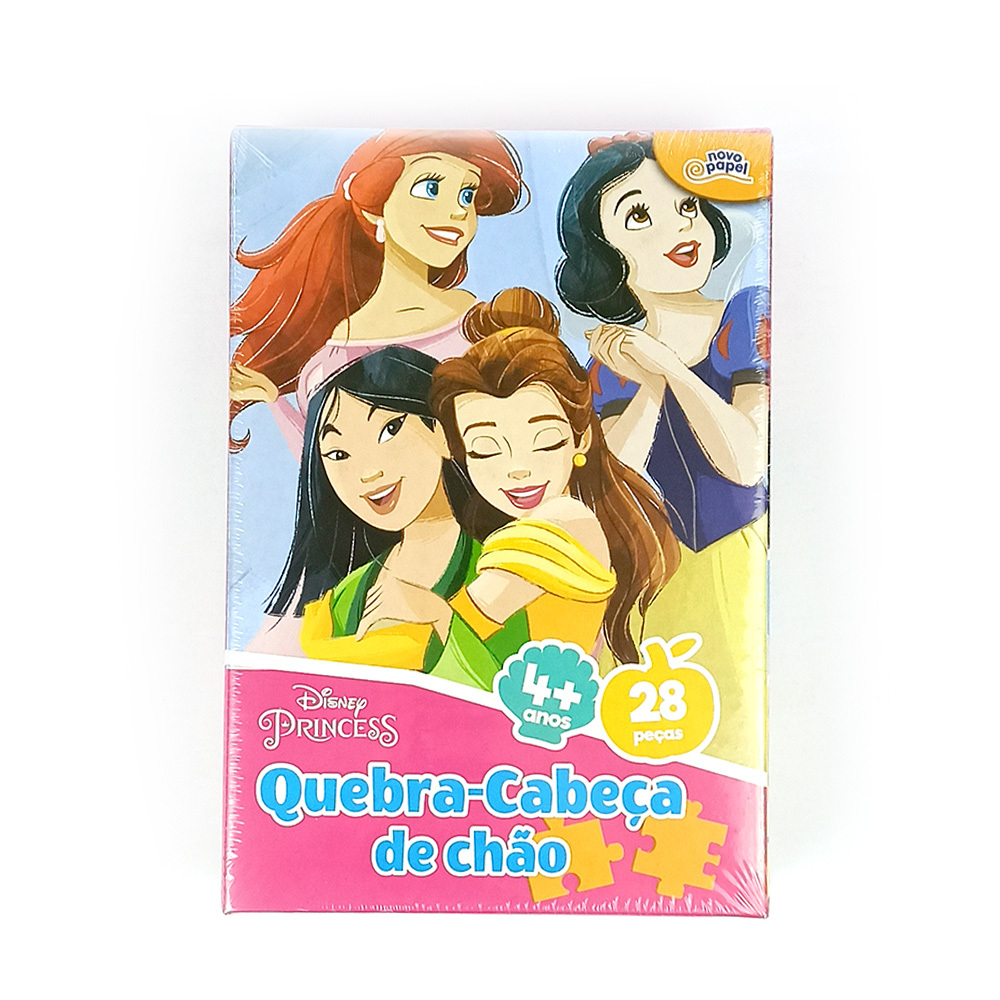 Quebra-Cabeça Disney Princesas 60 Peças - Novo Papel