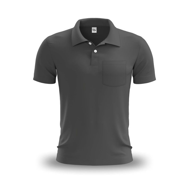 Comprar Camisa polo malha piquet com elastano- chumbo - WM9042 - R