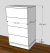 Módulo cajonera x 4 - comprar online