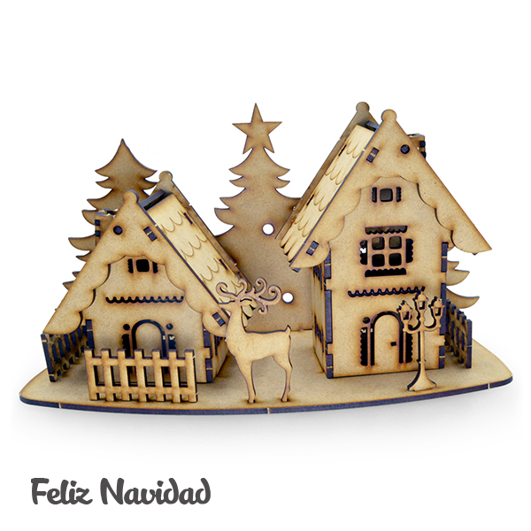 Adorno Casitas Navideñas