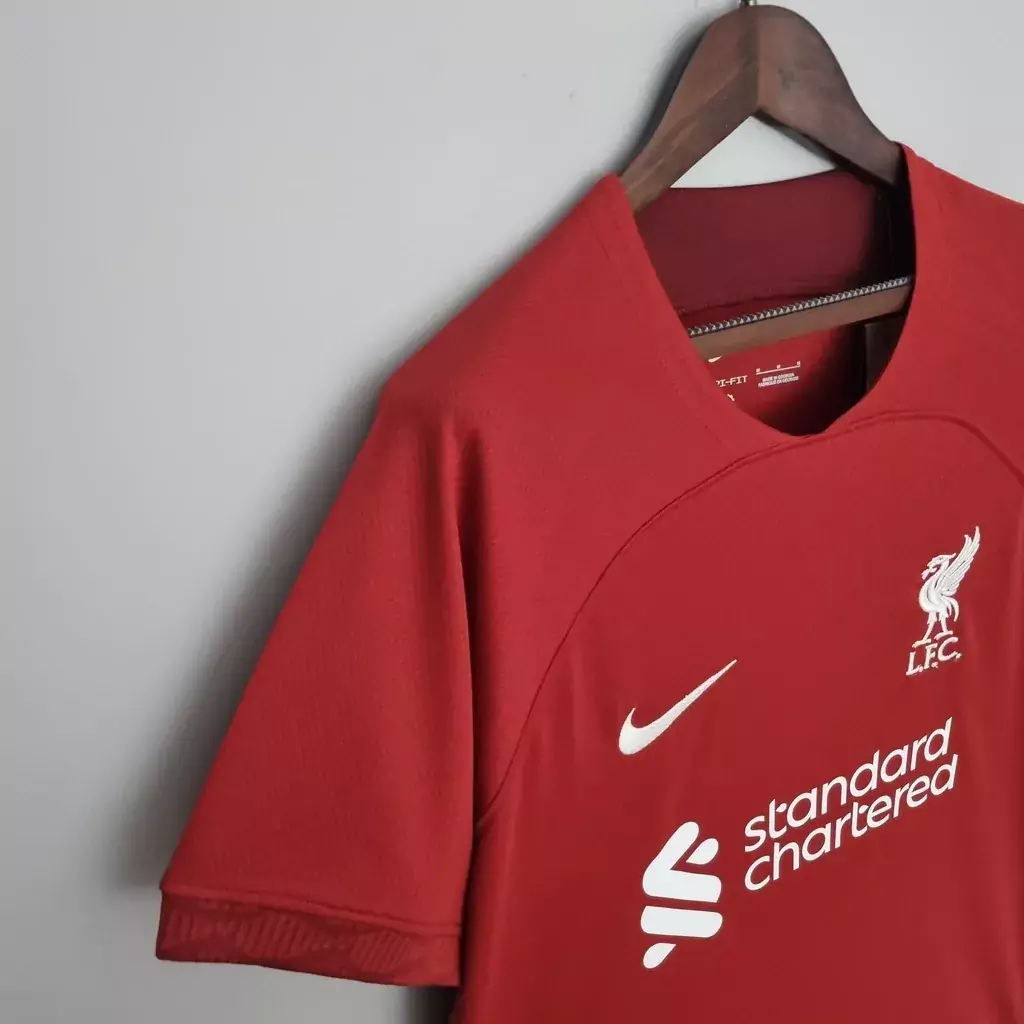 Camisa Liverpool 23/24 Torcedor Nike Masculina - Vermelho