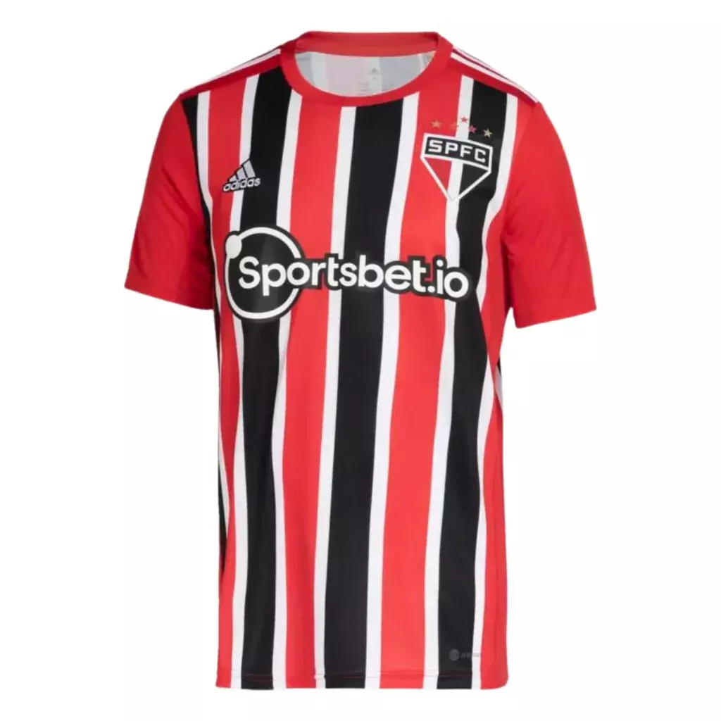 Camisa II Manchester City Preta/Vermelha Away 2022/2023 – Versão