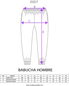 MOLDE BABUCHA HOMBRE
