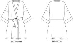 MOLDE BATA DE SATEN - comprar online