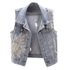 Colete Jeans Anelise - comprar online