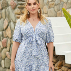 vestido odete (plus size) - comprar online