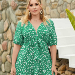vestido odete (plus size) - loja online