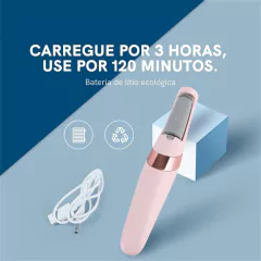 Lixa elétrica portátil para remover de calos e rachaduras dos Pés