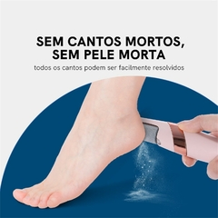 Lixa elétrica portátil para remover de calos e rachaduras dos Pés - Bella Rosa Store - Loja online - Moda feminina