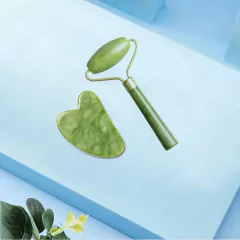 Imagem do Massageador Facial Natural Pedras de Jade
