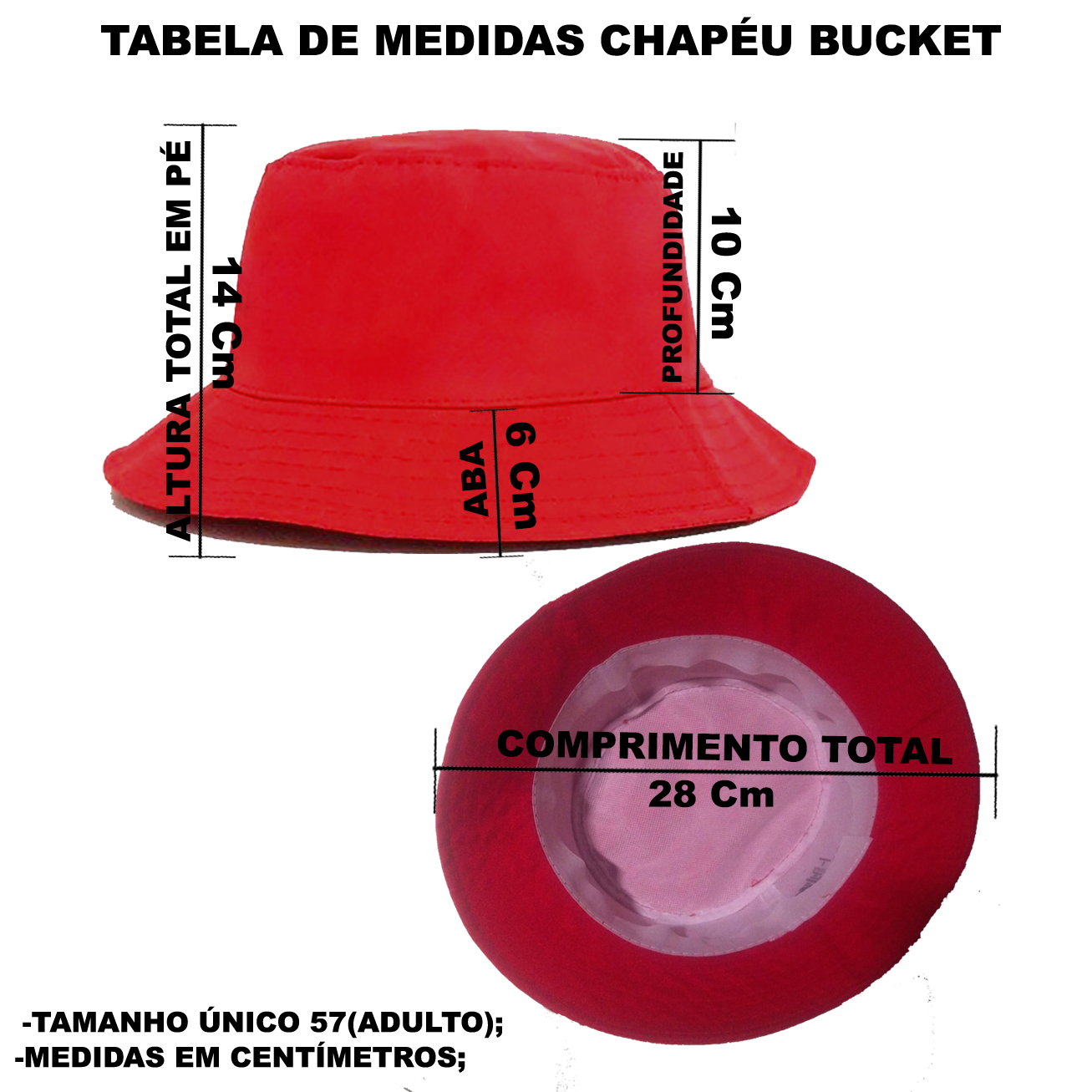 Chapéu Bucket Hat Naruto Akatsuki Nuvem Vermelha