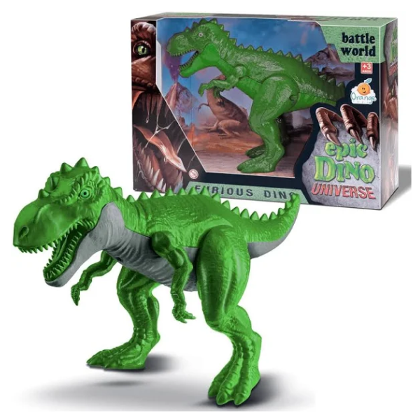 Dinossauro Tiranossauro Rex de Brinquedo com Mini Jaula