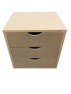 Cajonera de 3 Cajones Malletados en internet