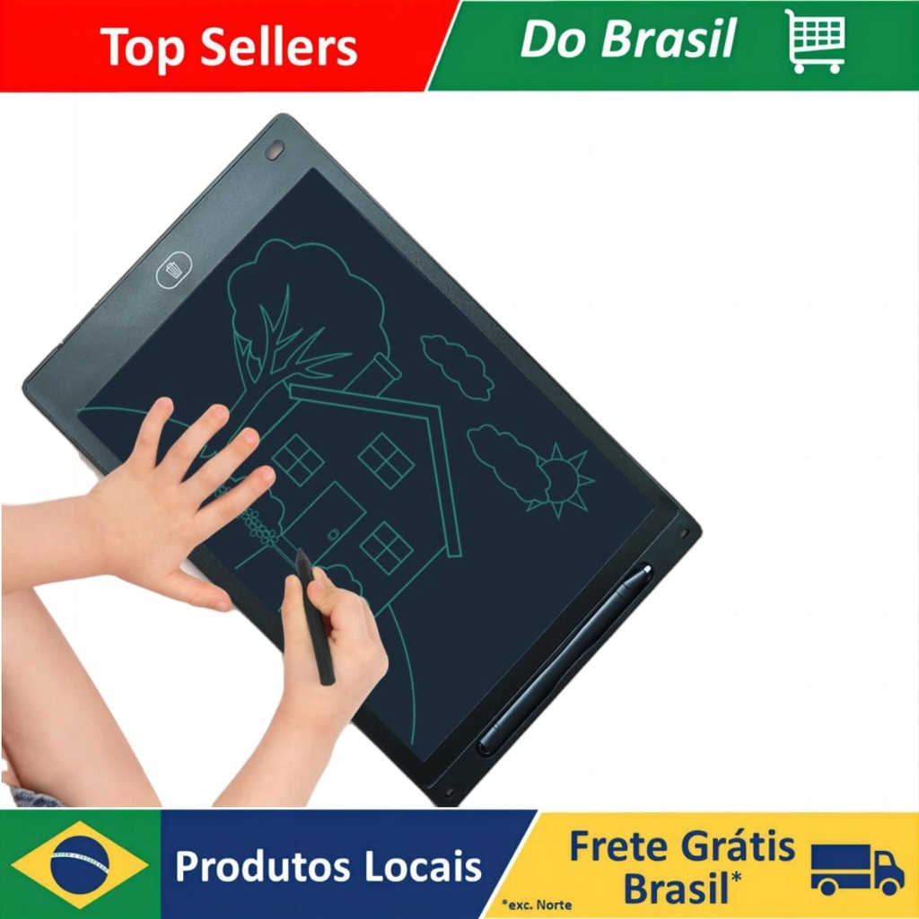 Lousa Magica Escrever Pintar e Desenhar Tablet Lcd 8.5 Polegadas