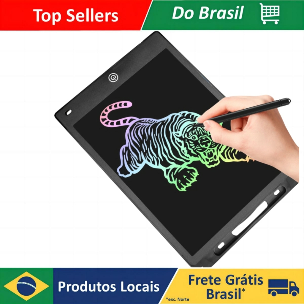 Lousa Magica Tablet Lcd 8.5 Polegadas Escrever e Pintar e Desenhar