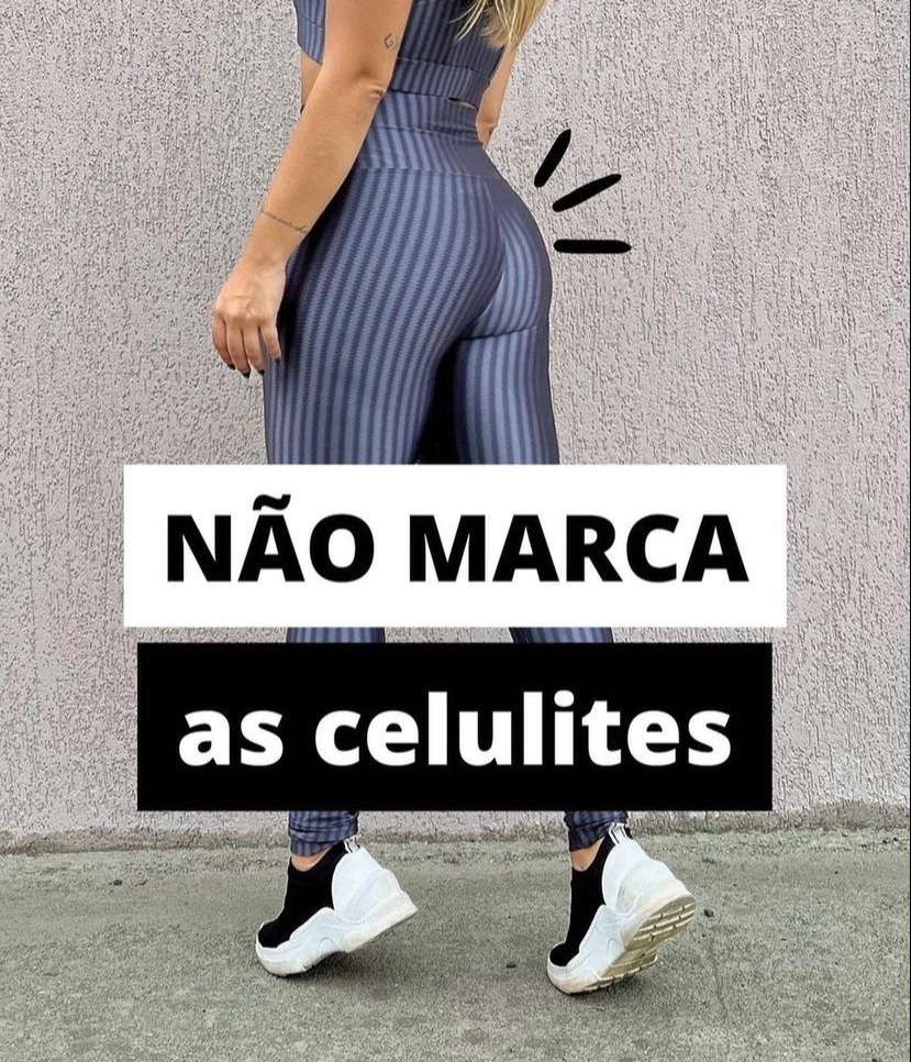 CALÇA LEGGING TECIDO 4D DISFARÇA CELULITE - ZERO TRANSPARÊNCIA