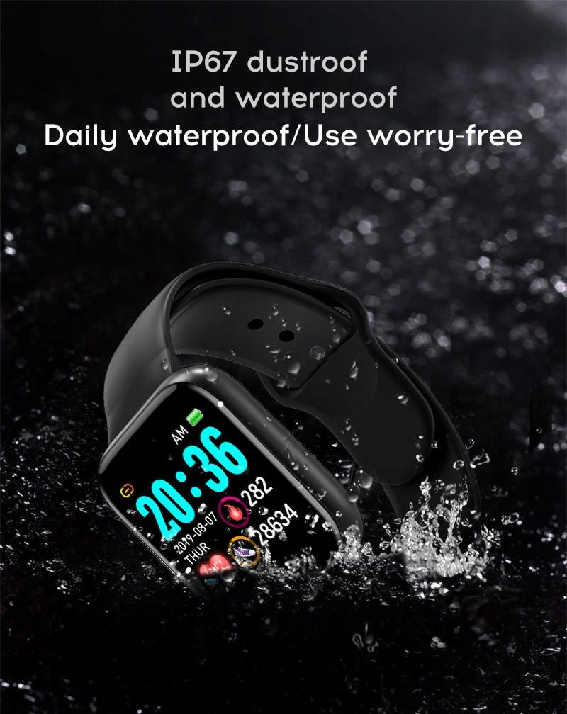 Relógio Digital. Smartwatch D20 Y68 Pro Inteligente