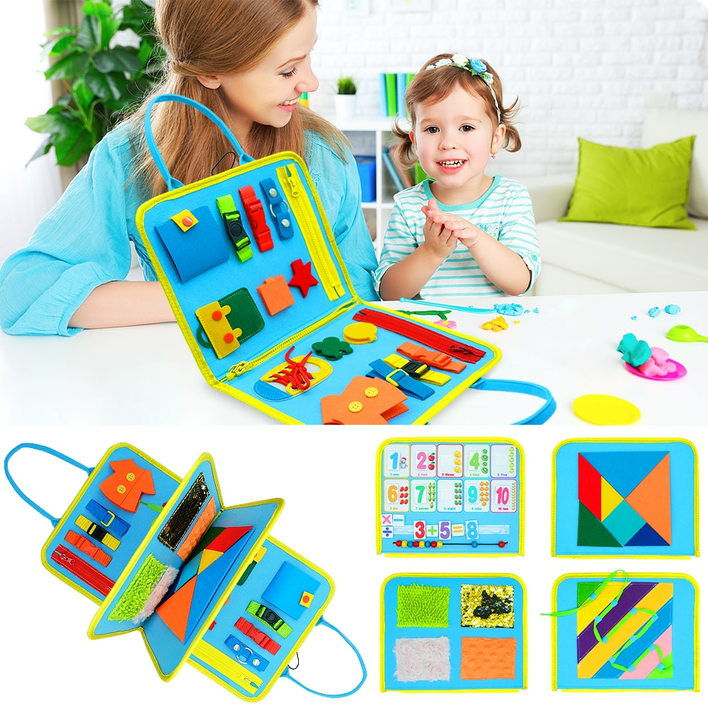 Criança Educational Toys jogo de tabuleiro Montessori Magnet