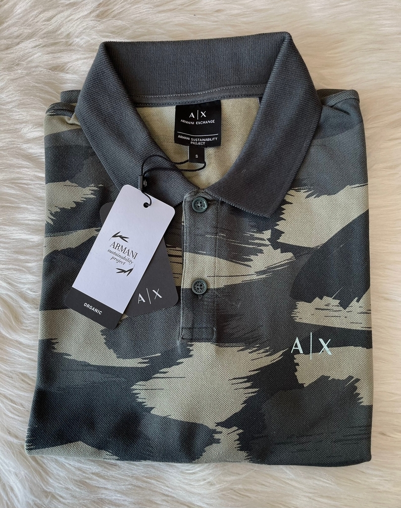 Hacia arriba Muelle del puente Establecer Playera polo Armani Exchange - Comprar en Expo shoes