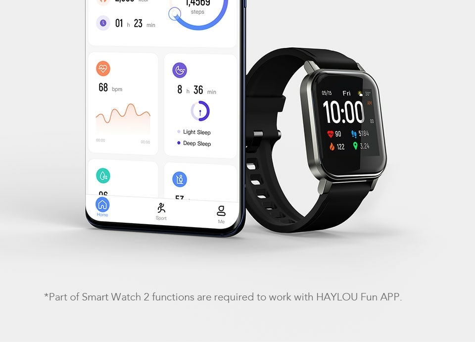 Relógio Inteligente Xiaomi Haylou Ls02 Global Version SmartWatch