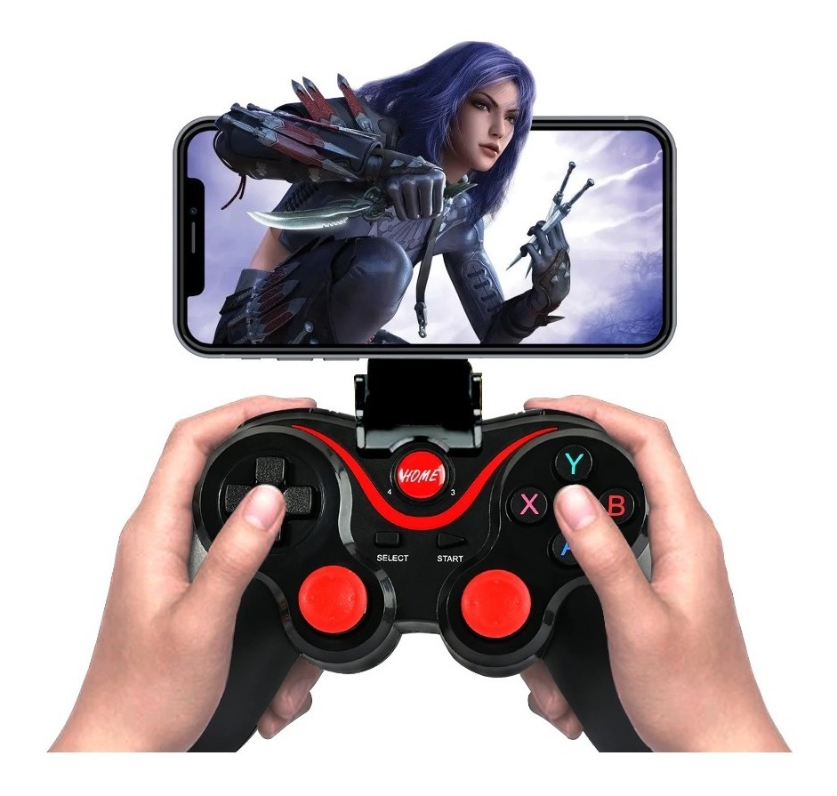 Controle Gamepad Bluetooth Celular Android E Ios Para Jogos