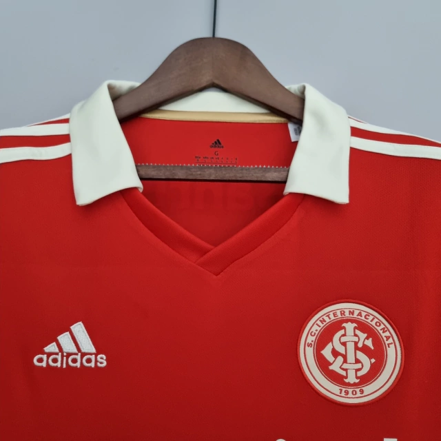 Camisa Internacional I 22/23 Torcedor Adidas Feminina - Vermelho