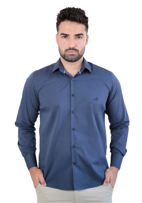 CAMISA SOCIAL SLIM FIT XADREZ FIO 60 - Pilgrim