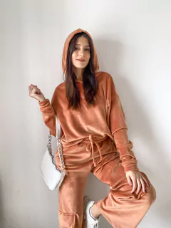 Plush Pant Camell - comprar online