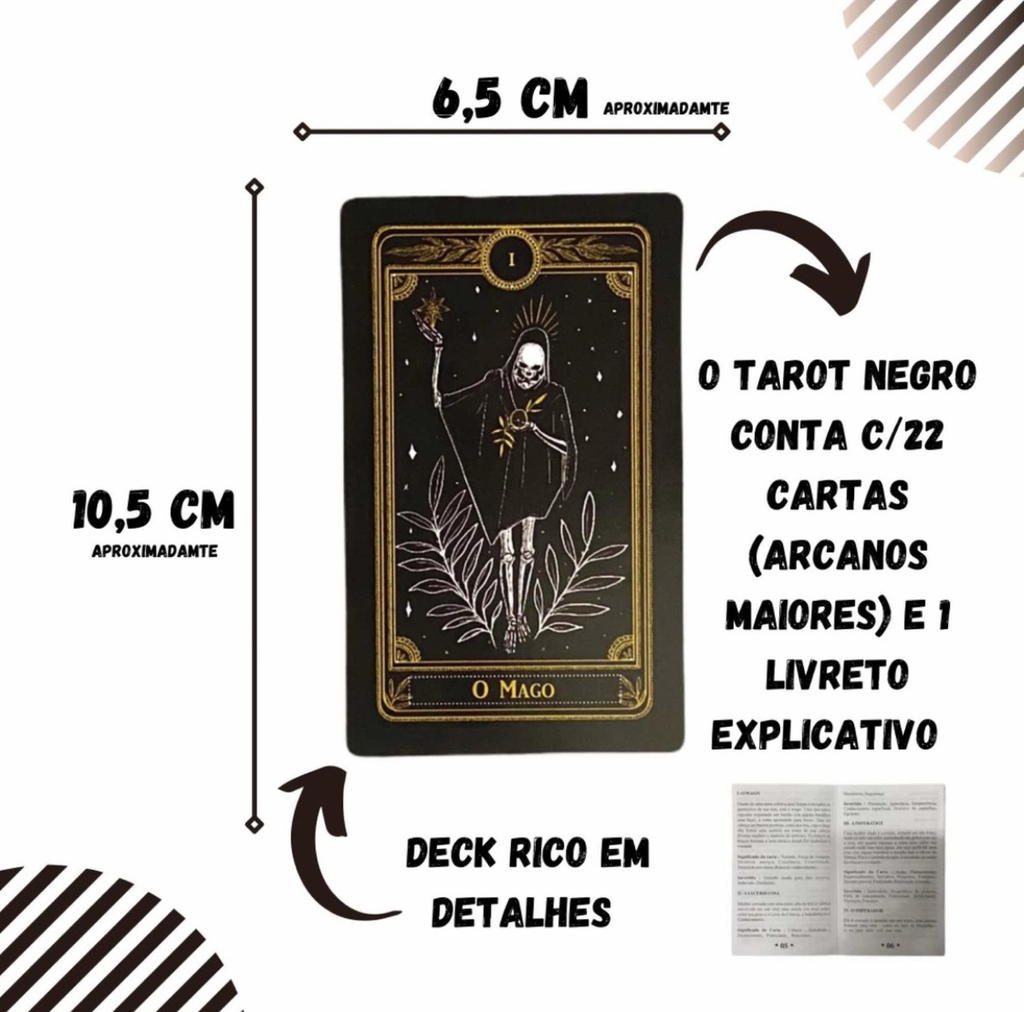 Baralho O Tarô De Marselha 22 Cartas Tarot Arcanos Maiores com