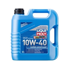 Aceite Sintetico SUPER LEICHTLAUF SAE 10W-40 x 4 Litros Liqui Moly