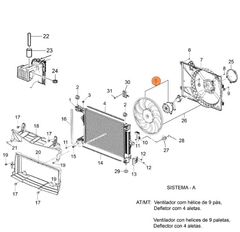 Electroventilador Spin / Onix / Prisma con resistor en internet