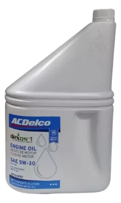 Aceite Sintetico Dexos 1 3° Generación 5W30 API SP/RC x 4 Litros