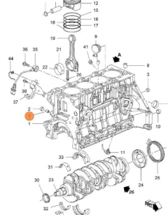 Valvula Flujo de Aceite en Block Sonic / Tracker / Cruze 1.6 / 1.8 16V 11 mm Original - comprar online