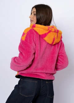 CAMPERA CORDERITO GARDENIA FUCSIA - tienda online