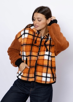 CAMPERA CORDERITO INGLES LADRILLO en internet