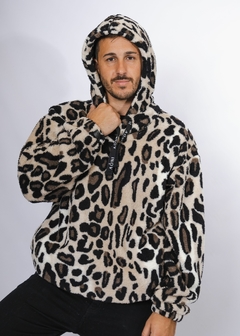 Buzo Canguro Print Gris - tienda online