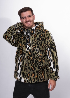 Buzo Canguro Print Verde