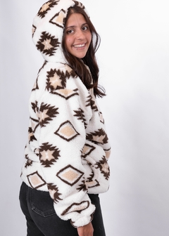 Buzo Canguro Azteca Blanco - comprar online