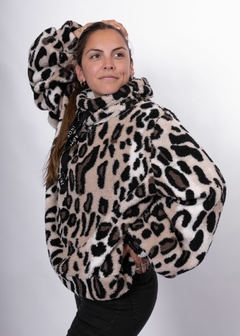 Buzo Globo Print Gris - comprar online