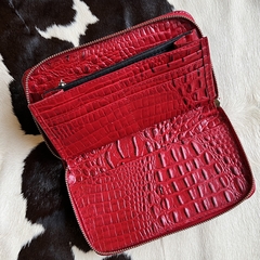 Maxi Billetera Crocco Roja en internet