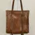 Cartera Marruecos | Cuero y trenzados en color chocolate
