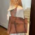 Cartera Palenque | Cuero y trenzados en color chocolate
